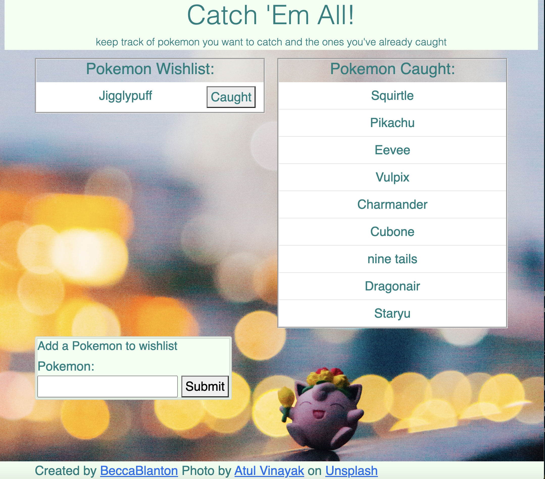 thumbnail of catchemall site